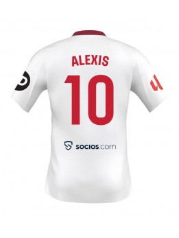 Billige Sevilla Alexis Sanchez #10 Hjemmedrakt 2025-26 Kortermet